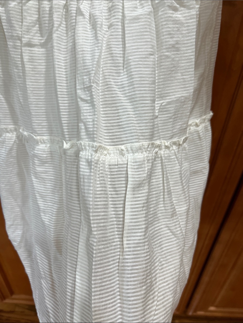 NEW with tags White Smocked Puff Sleeve Mini Dress - Picture 6 of 9